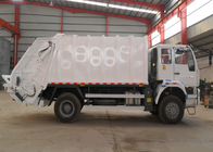 camión del retiro de los desperdicios de la comida del compresor 12CBM con el consumo de combustible bajo