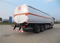 Camión de reparto 27 CBM del combustible del tanque de almacenamiento de aceite de petróleo del acero inoxidable 8X4