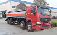 Camión del tanque profesional de aceite de alquitrán de carbón, camión de petrolero del agua del transporte 28CBM
