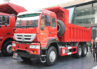 30 - 40 toneladas de 6X4 LHD de camión volquete del volquete con el cilindro hidráulico de elevación delantero 10-25CBM