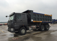 Camión volquete LHD de camión volquete pesado de 371HP 30 - 40 del volquete de las mercancías de la construcción del cargamento toneladas