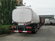 Blanco del camión del tanque de aceite de SINOTRUK HOWO 6X4 25CBM 10Wheels 400Hp