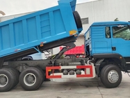 Ruedas azules HOWO Tipper Dump Truck High Horsepower 371HP de LHD 6×4 10