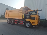 SINOTRUK Tipper Dump Truck resistente LHD con amarillo esquelético de alta resistencia unilateral del taxi