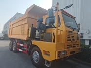 SINOTRUK Tipper Dump Truck resistente LHD con amarillo esquelético de alta resistencia unilateral del taxi