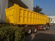 Amarillo minero del × 4 RHD de las ruedas 400Hp 8 de Sinotruk Howo Tipper Dump Truck 12