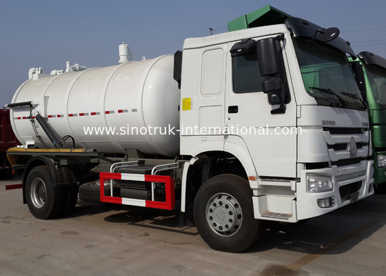 Camión 8-12CBM RHD 4X2, camiones de la succión de las aguas residuales de la empresa del saneamiento de la basura líquida