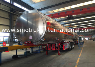 Stainless Steel Semi Trailer Water Tank Truck Hydraulic Flatbed Trailer