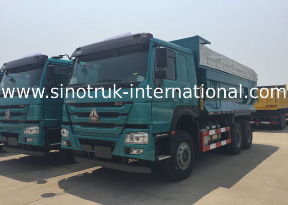 25 Tons 6x4 Sinotruk Howo Dump Truck WD615.47 371HP Adjustable Steering Wheel