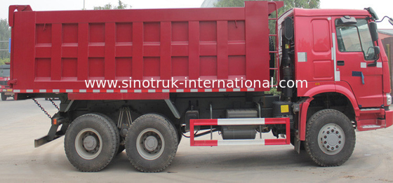 Mercancías ZZ3257N3647A de la carga 30tons del camión volquete 6X4 10-25cbm del volquete de SINOTRUK HOWO