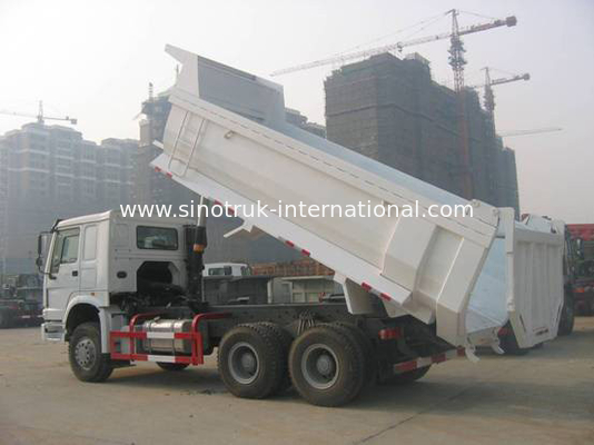 Camión volquete SINOTRUK HOWO 25tons 371HP 10wheels RHD 10-25CBM ZZ3257N3647A del volquete