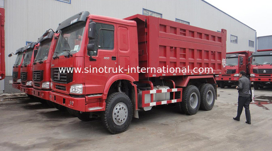 Camión volquete SINOTRUK HOWO 10wheels LHD 371HP 25tons 10-25CBM ZZ3257N3847A del volquete