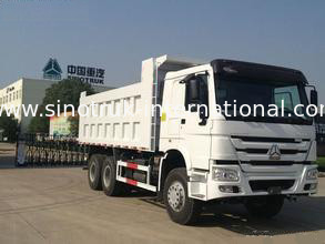 Camión volquete 6X4 336HP LHD 25-40tons 10-25CBM ZZ3257N3447A1 del volquete de SINOTRUK HOWO