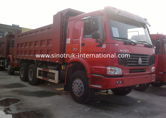 Camión volquete 6X4 336HP LHD 25-40tons 10-25CBM ZZ3257N3447A1 del volquete de SINOTRUK HOWO