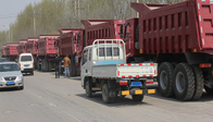 Camión volquete LHD 10Wheels 371HP de la explotación minera de SINOTRUK HOWO70 70 toneladas de ZZ5707S3840AJ