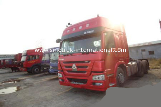 Camión LHD 6X4 Euro2 371HP ZZ4257S3241V del tractor de SINOTRUK HOWO