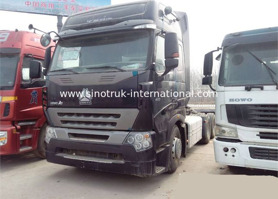 Camión grande de la cabeza del tractor de la capacidad de cargamento LHD 6X4 HOWO con el acondicionador de aire