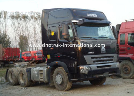 Camión grande de la cabeza del tractor de la capacidad de cargamento LHD 6X4 HOWO con el acondicionador de aire