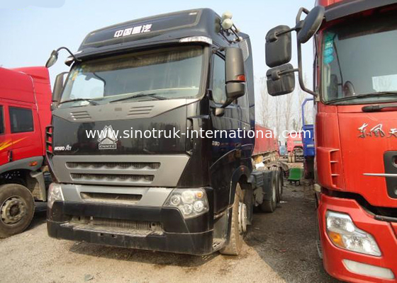 Camión grande de la cabeza del tractor de la capacidad de cargamento LHD 6X4 HOWO con el acondicionador de aire