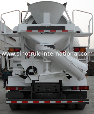 Camión concreto 10CBM 371HP 6X4 LHD de la bomba del equipo A7 del mezclador concreto