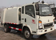 Camión de la recolección de basura de los vehículos de la eliminación de residuos, camión comprimido del compresor de la basura