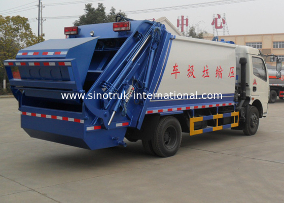 Camión compacto 6cbm de la recolección de basura para el transporte inútil no tóxico