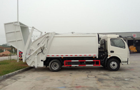 Camión de la recolección de basura de RHD 4X2, camión comercial 6CBM del compresor de la basura