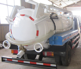 Camión de alta presión del barro de la bomba de vacío para los vehículos fangosos del saneamiento del agua