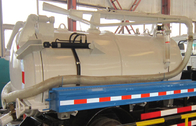 Camión de alta presión del barro de la bomba de vacío para los vehículos fangosos del saneamiento del agua