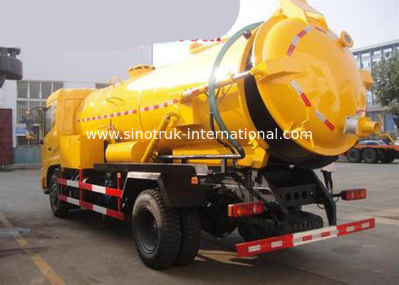 Camión 15-18CBM LHD 336HP de la bomba del tanque séptico/camión del vacío de las aguas residuales