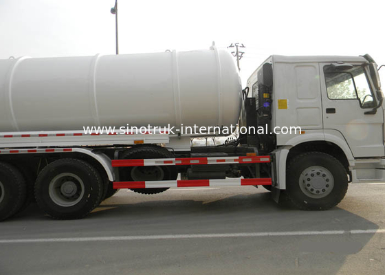 Camión 16CBM LHD 6X4 Euro2 290HP de la succión de las aguas residuales del equipo de la limpieza de la alcantarilla,