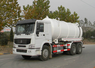 Camión 15CBM LHD 6X4 Euro2 290HP de la succión de las aguas residuales del vacío de SINOTRUK HOWO