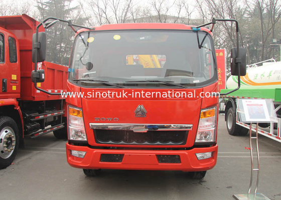 El camión de LHD 4X2 montó la tonelada SINOTRUK ZZ1127G4215C1 de la grúa 3,2 del auge