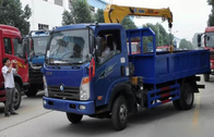 El camión profesional del transporte de la tubería montó el tipo de impulsión de la grúa 4×2