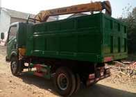 El camión profesional del transporte de la tubería montó el tipo de impulsión de la grúa 4×2