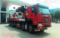 El auge montado camión del nudillo de SINOTRUK Cranes 25 toneladas