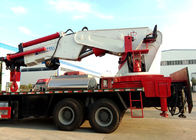 El auge montado camión del nudillo de SINOTRUK Cranes 25 toneladas
