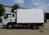 Conservación en cámara frigorífica del pequeño cargo camión refrigerado 8 toneladas para la lechería, camión de la caja del congelador