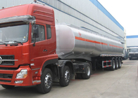 Camión de remolque bajo de pivote del consumo de combustible 45-60 CBM #90 semi/camión de gasolina y aceite