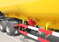 Camión de reparto 55 CBM ISO aprobado del combustible del remolque de la eficacia alta semi