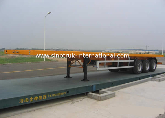 Remolques semi planos de SINOTRUK 30-60 toneladas