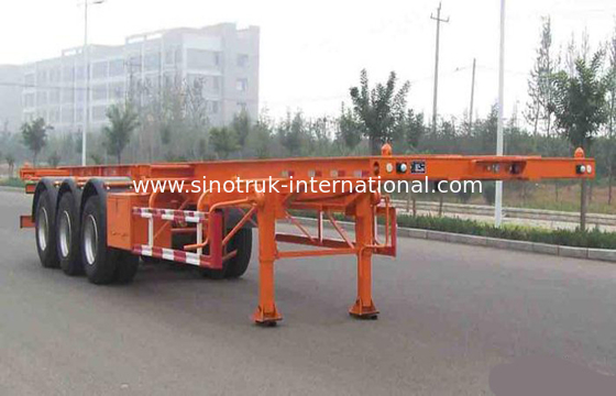 Remolques semi planos de SINOTRUK 30-60 toneladas