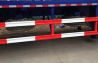Árboles del camión de remolque del plano del envase que llevan semi 3 30-60 toneladas el 13m