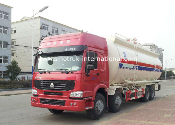 Camión semi a granel del cemento con el motor diesel de la inyección de carburante electrónica de 4 movimientos