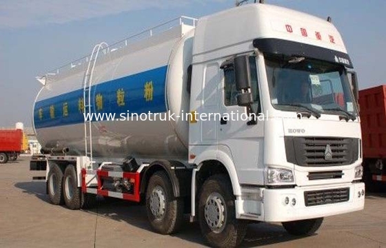Camión 371HP 8X4 RHD 36-45CBM ZZ1317N4667W del cemento del bulto de SINOTRUK HOWO