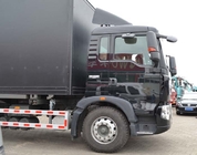 16 Tons Cargo Van Truck SINOTRUK HOWO, camiones de poca potencia de la caja para la entrega