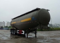 Pulverice el remolque material del camión del tanque semi, tractor remolque del motor de 48000L Weichai semi