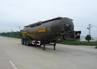 Pulverice el remolque material del camión del tanque semi, tractor remolque del motor de 48000L Weichai semi