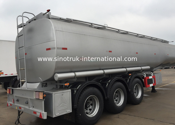 50 - 60 remolque plano hidráulico de los árboles del camión del tanque de aceite de CBM SINOTRUK 3 - 4