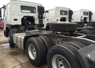 HW76 de LHD 6 x 4 336HP 10 de las ruedas HOWO del tractor seguridad de la litera del taxi del camión sola